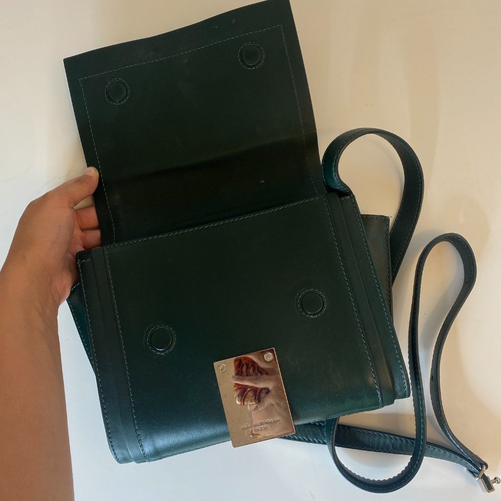 Maison Martin Margiela Green Leather Bag - Picture 3 of 7